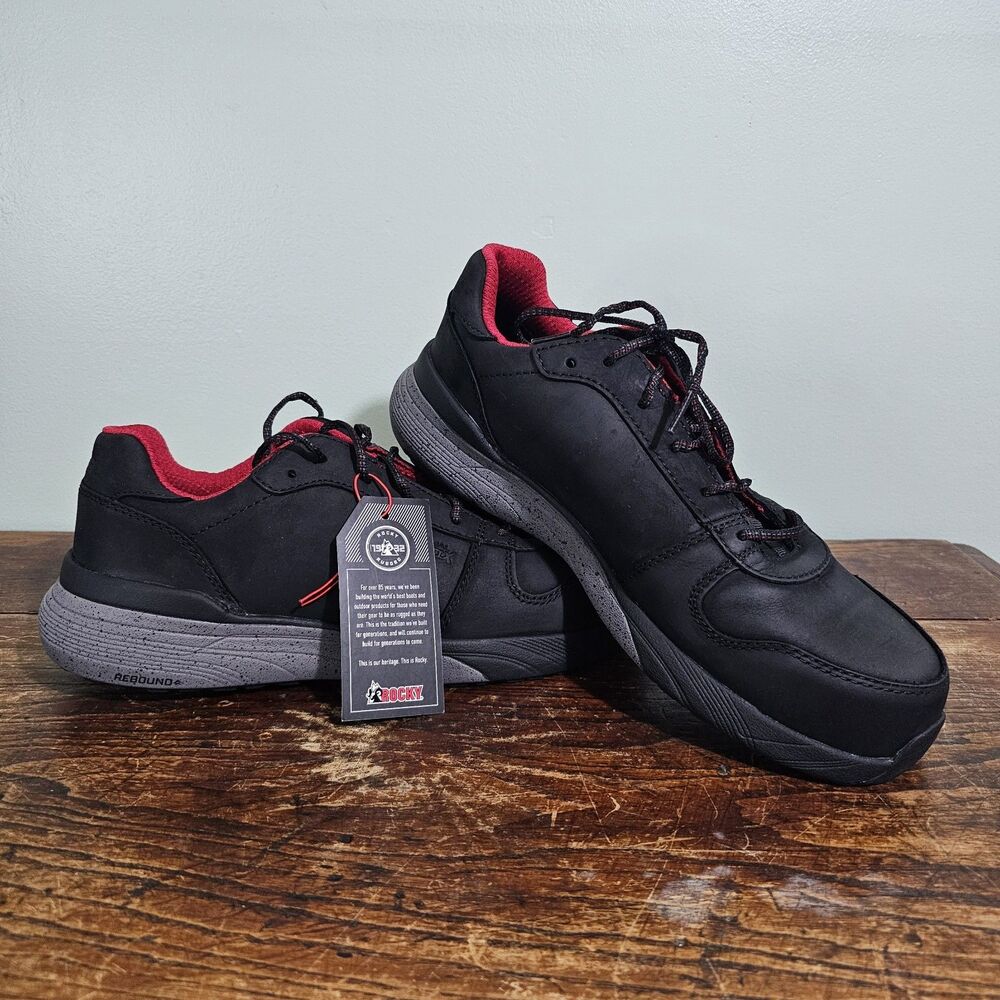 Rocky Industrial Athletix‎ Composite 3" Work Shoe Black/Gray Mens 10 Medium